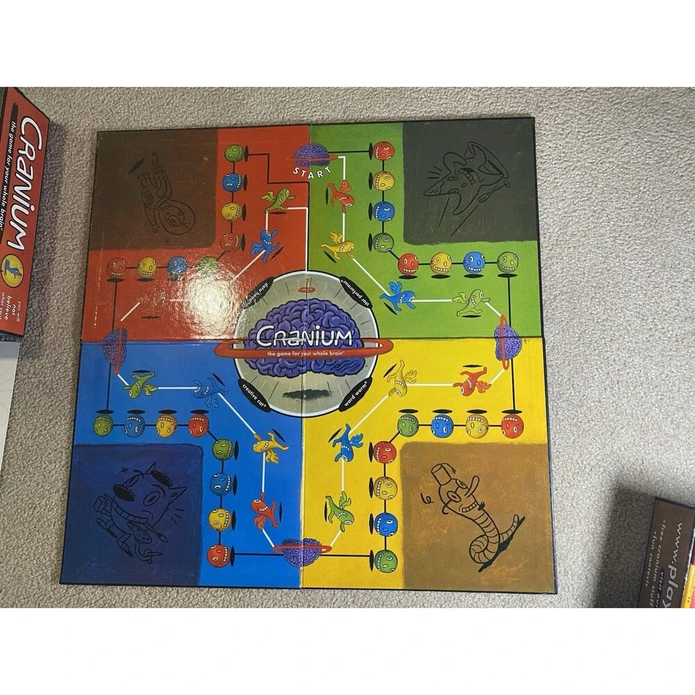 Vintage Cranium Board Game 1998 2002 Edition Family Party Game